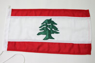 Libanon flagga - Vävd Polyester