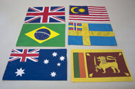 Bordsflagga Nation Valfri